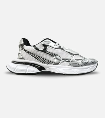 کفش کتانی مردانه سفید BALENCIAGA