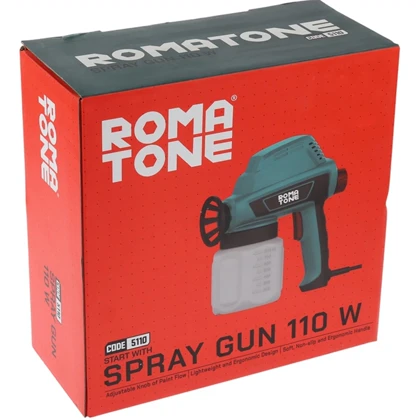 پیستوله رنگ پاش برقی روماتون ROMATONE مدل 5110 توان 110 وات