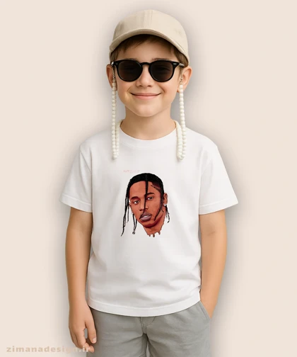 تیشرت بچگانه طرح تراویس اسکات کد 941