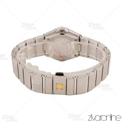 ساعت امگا کانسلیشن زنانه سیلور صفحه مشکی 104469