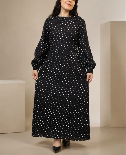 پیراهن نخ چین ریز قلب
