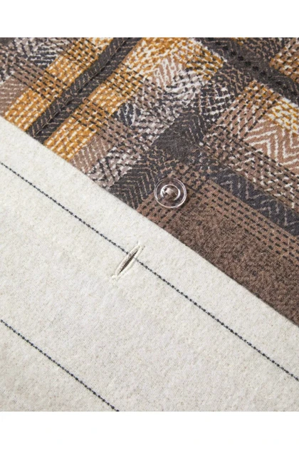سرویس روتختی دو نفره English Home مدل Windsor Plaid پنبه پلی‌استر - قهوه‌ای