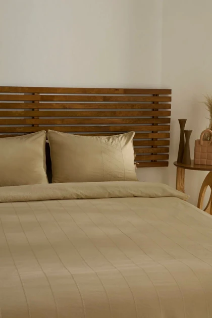 سرویس روتختی دو نفره Karaca Home مدل Carmine پنبه - بژ