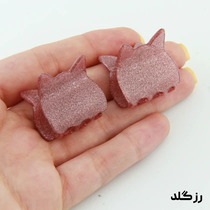 کلیپس دخترانه مدل گربه پک دو عددی