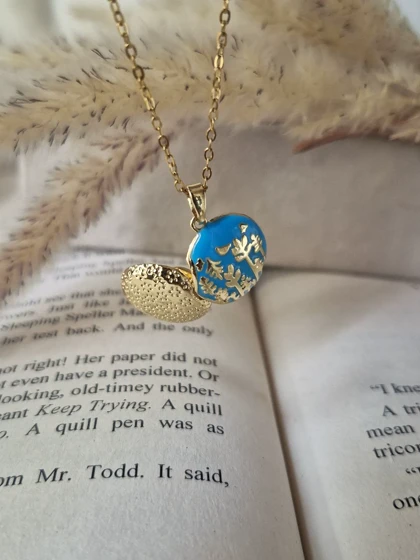 گردنبند لاکت میناکاری