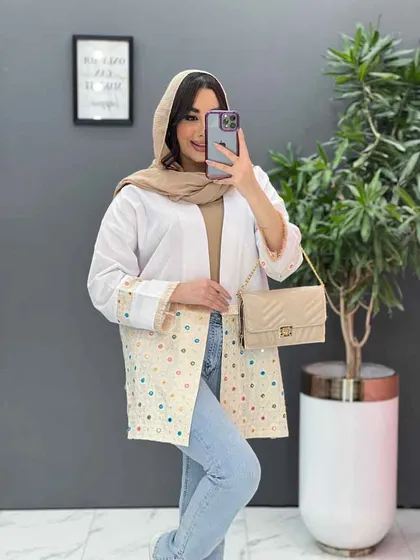 مانتو سنتی ریش دار