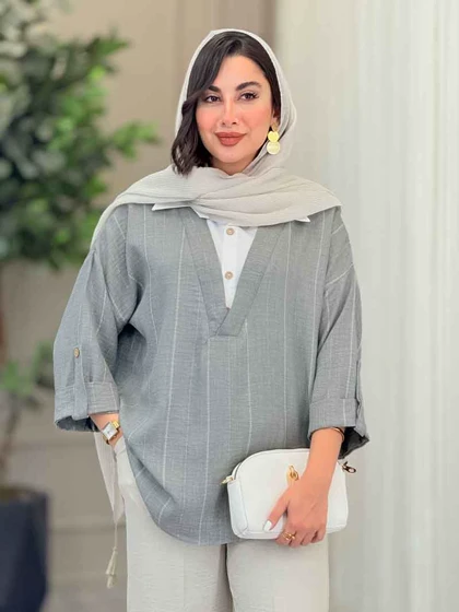 مانتو لمه ترکیبی یاسمن
