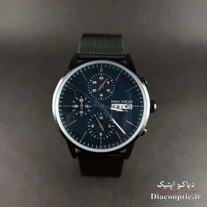 ساعت مچی مردانه اورجینال موتور ژاپن برند مینی فوکوس مدل Mf0180G.02 بند حصیری