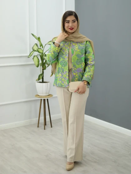 کت ژاکارد لامیا