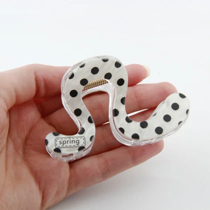 کلیپس زنانه مدل خال‌خالی