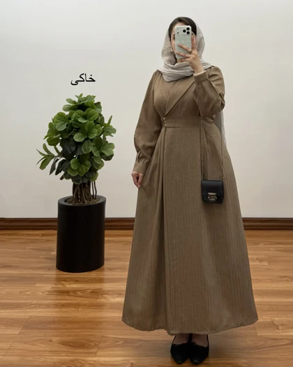 مانتو بلند دخترانه مدل یاسمن