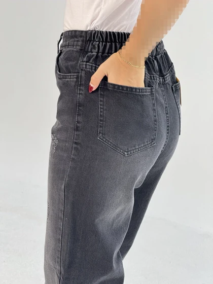 شلوار جین نیم بگ 9222