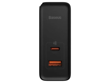 شارژر دیواری سوپر فست شارژ تایپ سی و یو اس بی 100 وات همراه با کابل بیسوس Baseus GaN5 Pro CCGP090201