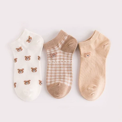 جوراب مچی خرس قهوه ای