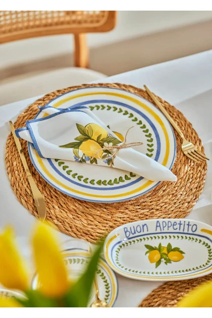 سرویس صبحانه 6 نفره Bella Maison مدل Lemoncello استون‌ور - چندرنگ