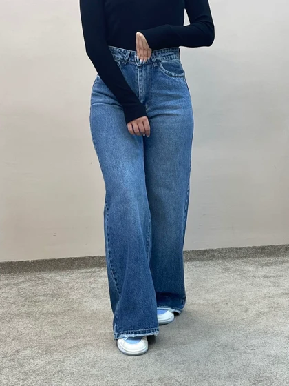 شلوارجین فلربگ دریایی 8453ویتا