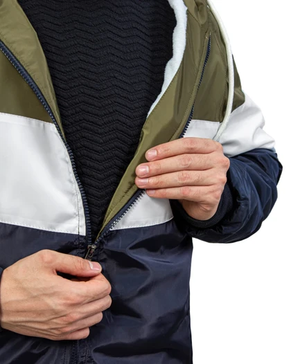 سویشرت مردانه بادگیر بارانی مدل نایک رنگ سبز کد 47530