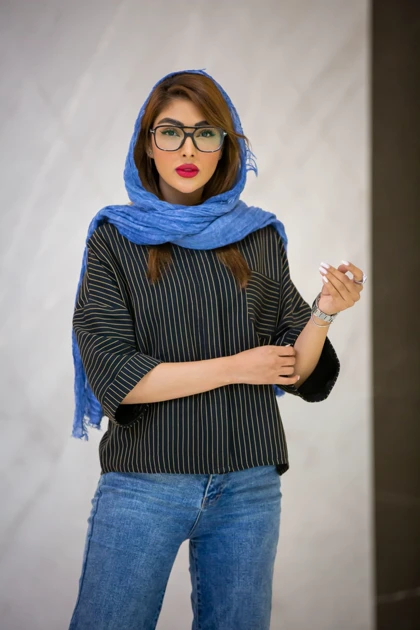 مانتو شومیز باکسی خطی