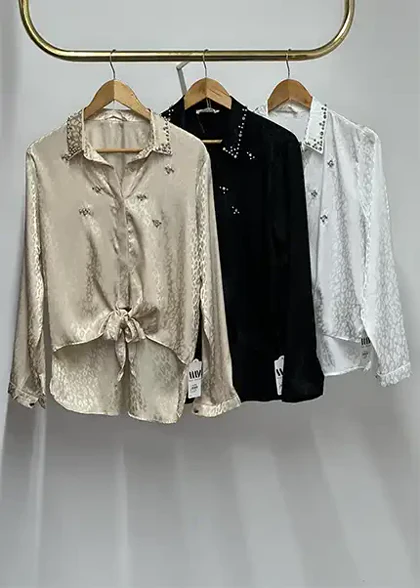 شومیز گره‌ای کد 4012
