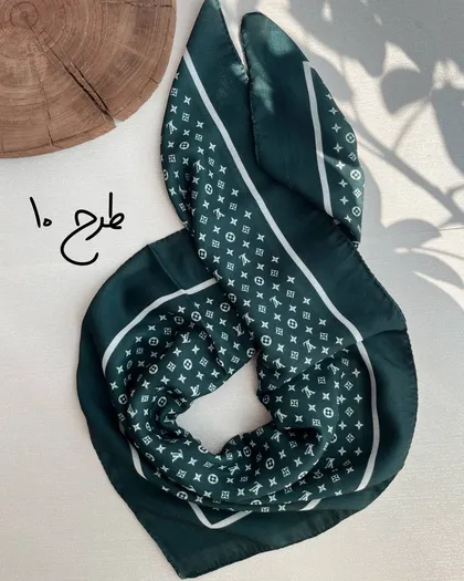 مینی اسکارف سبز بهاره 4101
