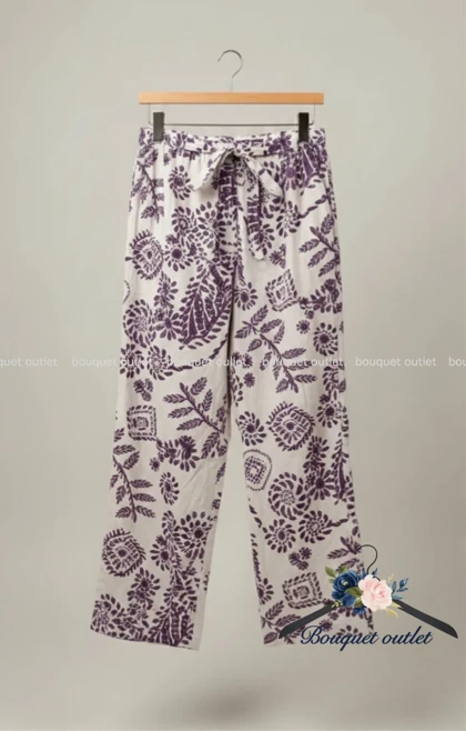 شلوار بگ طرح دار زارا ZARA