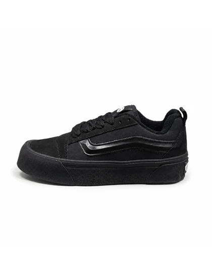 کفش کتانی زنانه مدل ونس اولداسکول کنو مشکی تمام Vans oldskool Knu