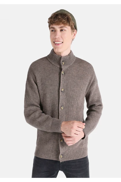 ژاکت کش باف پشمی مردانه colins