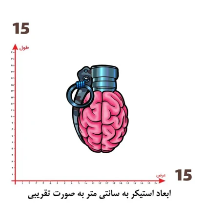استیکر پارچه و لباس پاد آفرین مدل کارتونی کد 311