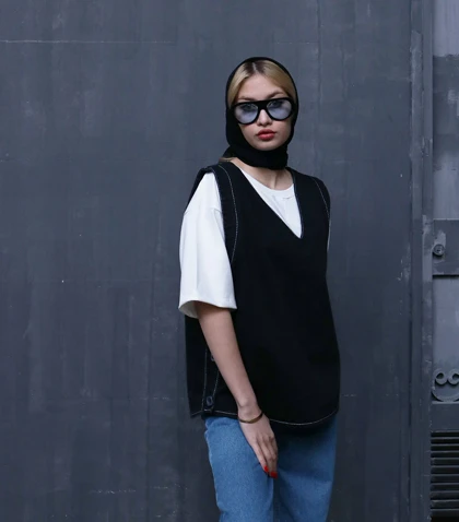 وست بغل دکمه Pinki 3318 در دو رنگ