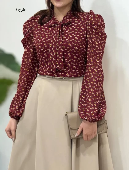 شومیزحریر مجلسی مهلا (4520)