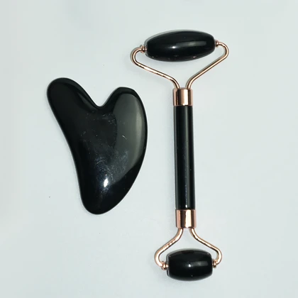 ماساژور غلتکی و دستگاه لیفت صورت Facial roller massager با گواشا