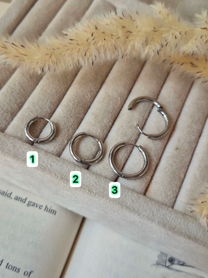 پیرسینگ حلقه گوش ساده