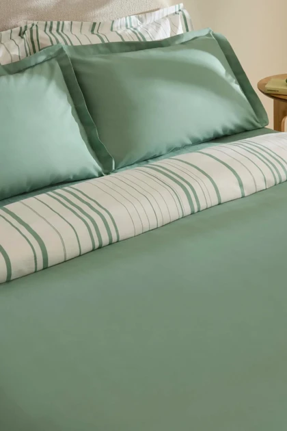سرویس روتختی دو نفره Karaca Home مدل Cool Stripe پنبه پلی‌استر