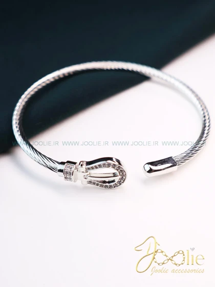 بنگل زنانه طرح طلا فرد Fred کد B2159