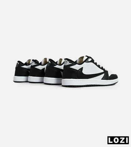 کفش کتانی مردانه سفید مشکی نایک NIKE travis scott