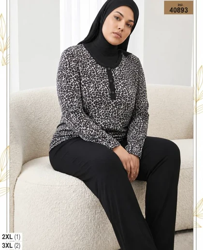 بلوز و شلوار بیگ سایز زنانه sexen کد 40893