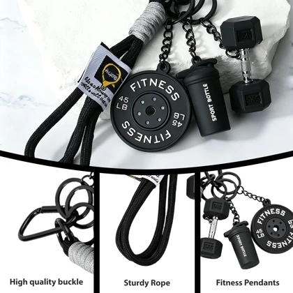 چارم بگ مدل Dumbbell Shaker Weight طرح وزنه، شیکر و دمبل