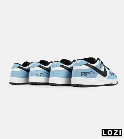 کفش کتانی مردانه و زنانه آبی مشکی Nike Sb Sparco F40