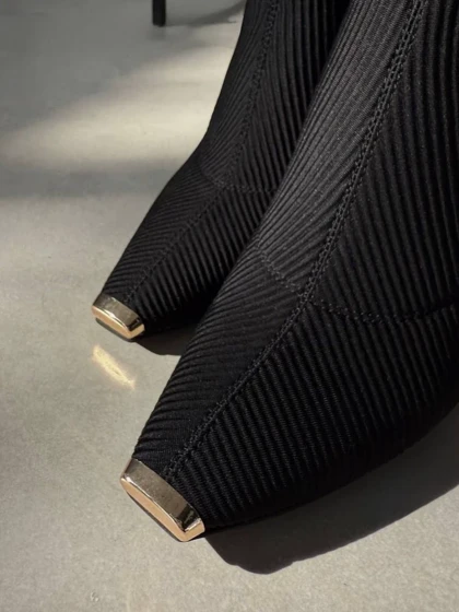 نیم بوت بافتی کبریتی