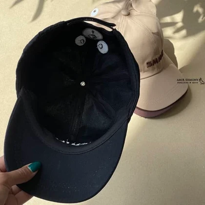 کلاه بیسبالی بچگانه طرح SMILE