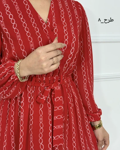 پیراهن ژیوا _ کد 094 ( چپ و راستی بلند )