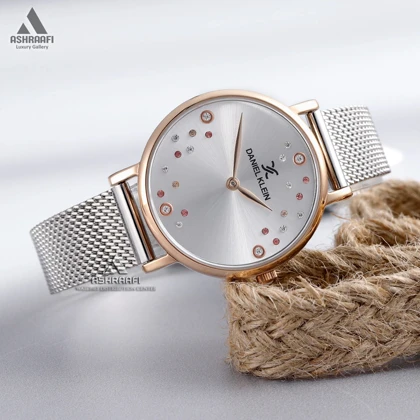 ساعت دنیل کلین بند حصیری Daniel Klein DK.1.12758.6