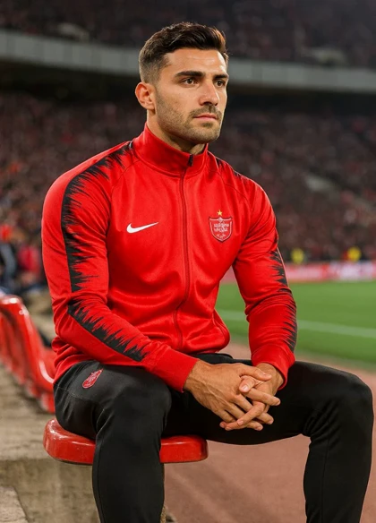 ست سویشرت شلوار پرسپولیس مردانه مدلJ92