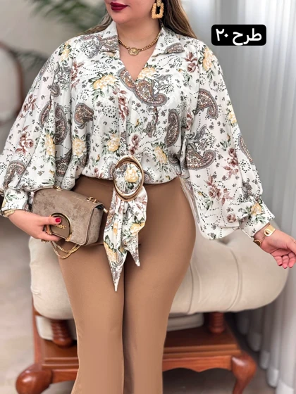 شومیز الیزه حلقه‌ای 2763