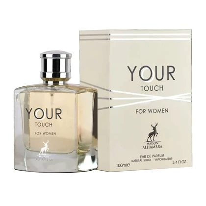 ادکلن زنانه یور تاچ فور وومن الحمبرا رایحه جورجیو آرمانی امپریو بیکاز ایتس یو 100 میل علیدسا