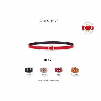 کمربند زنانه رزمری مدل Rose Merry BT120