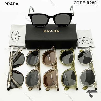 عینک آفتابی پرادا R2801-1 یو وی 400 پلاریزه Prada-10037-U