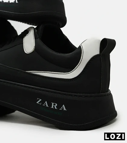 کفش کتانی کژوال کلاسیک مشکی Zara