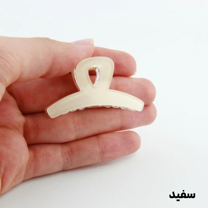 کلیپس دخترانه مدل پیچی طرح شیشه ای