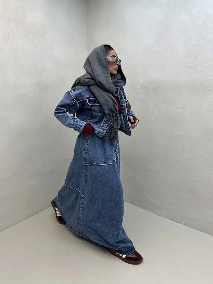 ست کت و دامن جین